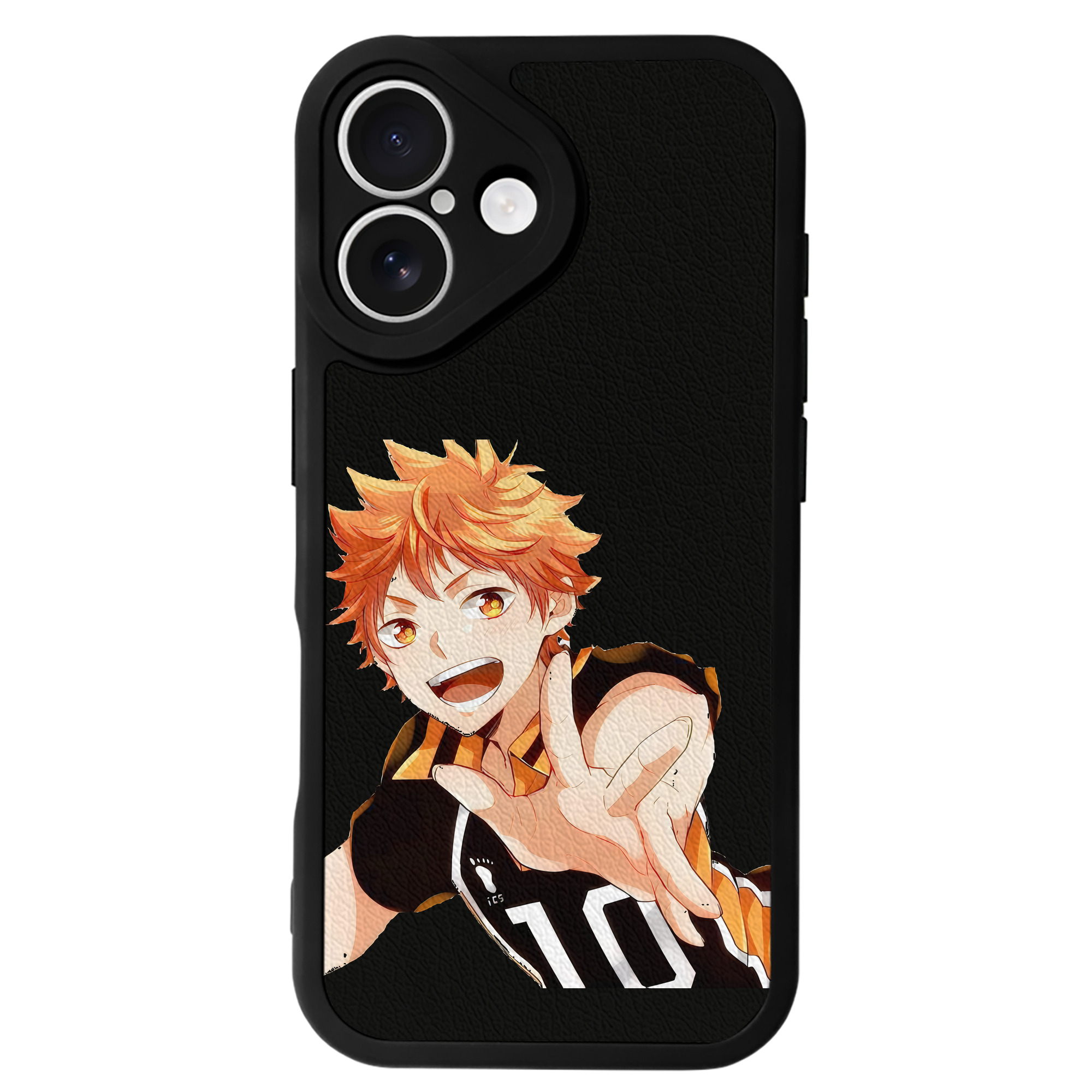 （画像用） ハイキュー!! Haikyu!! 【iPhone 16シリーズ対応】シリコンスマホケース（レザー調） 材質：シリコン
